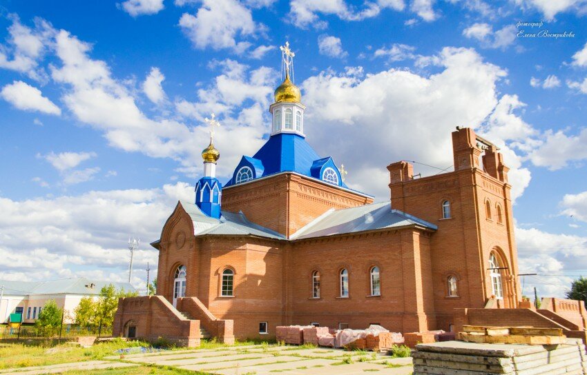 كنيسة أرثوذكسية Церковь Казанской иконы Божией Матери ، مقاطعة أورينبورغ، صورة