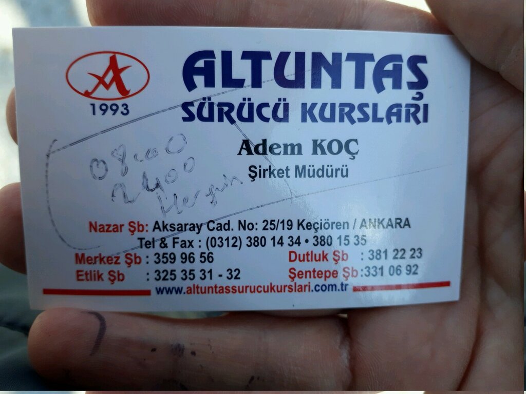Driving school Altuntas Surucu Kurslari, Ankara, photo