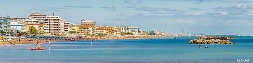 Внешний вид отеля Q Hotel в Римини, фото 3