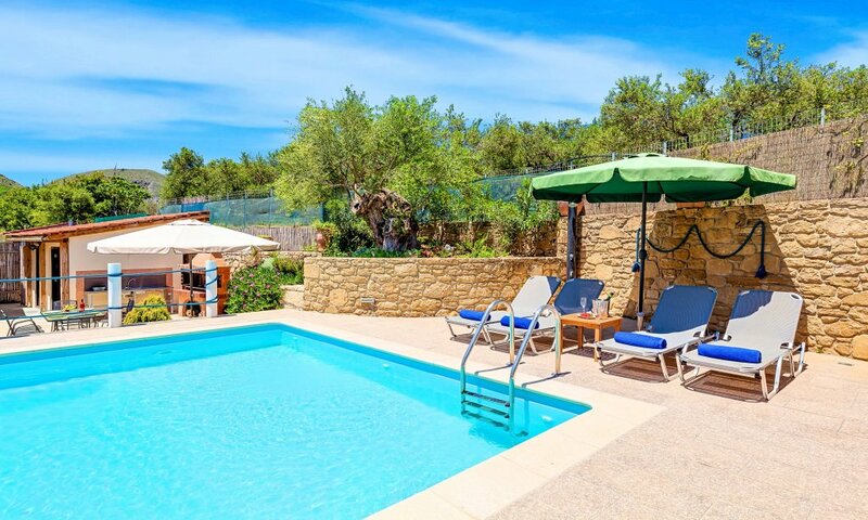 Вилла Cretan Kera Villa Heated Pool