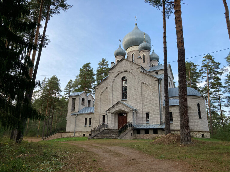 Православный храм Церковь Георгия Победоносца в Стругах Красных, Псковская область, фото