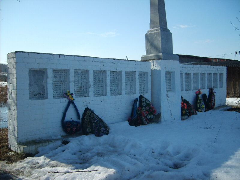 Памятник, мемориал Обелиск погибшим в годы ВОВ 1941-1945 гг. жителям с.Ляпуново, Свердловская область, фото