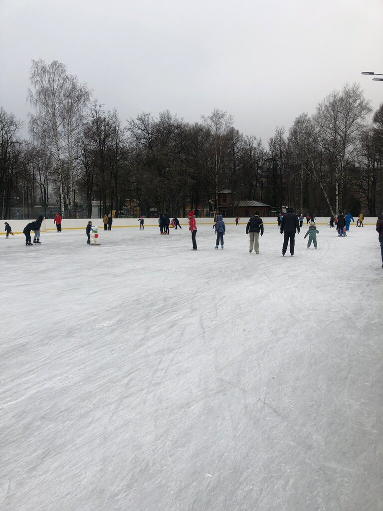 Каток в измайловском парке серебряный лед