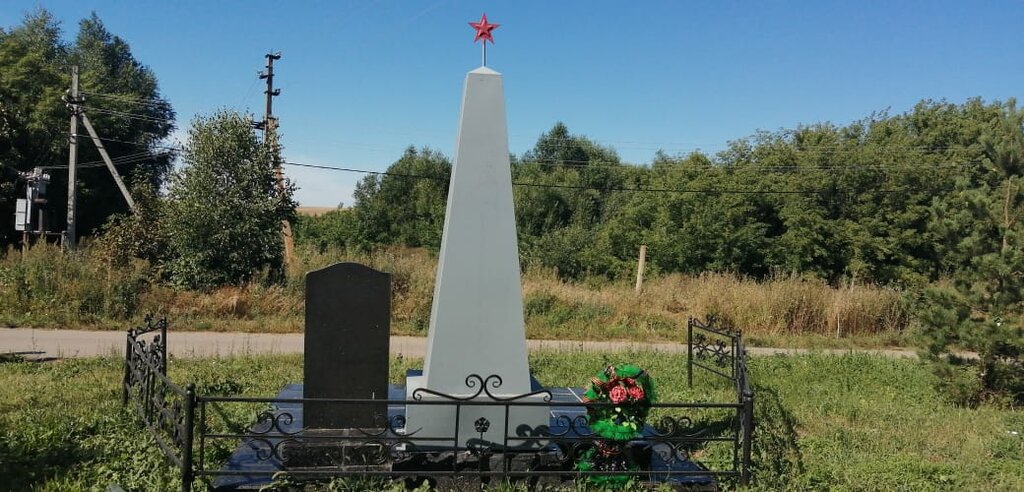 نصب تذكاري للحرب، مقبرة جماعية Воинам, павшим в годы Великой Отечественной войны ، مقاطعة ليبيتسك، صورة