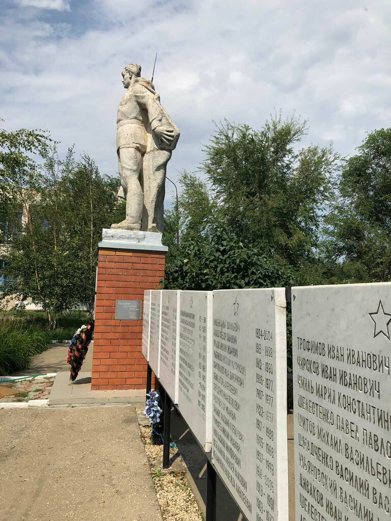 Памятник, мемориал Воинам-односельчанам, павшим в годы Великой Отечественной войны, Саратовская область, фото