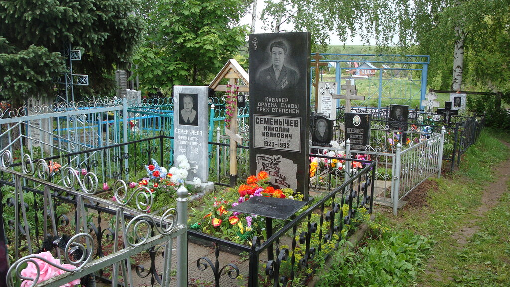 Monument, memorial Могила полного кавалера Ордена Славы 3 степени Н.И. Семенычев, Nizhny Novgorod Oblast', photo