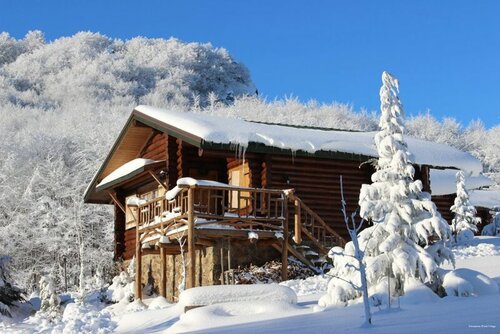 Гостиница Sfendamos Wood Village