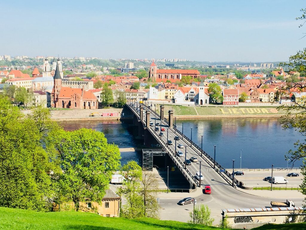 Landmark, attraction Aleksoto Funikulierius, Kaunas, photo