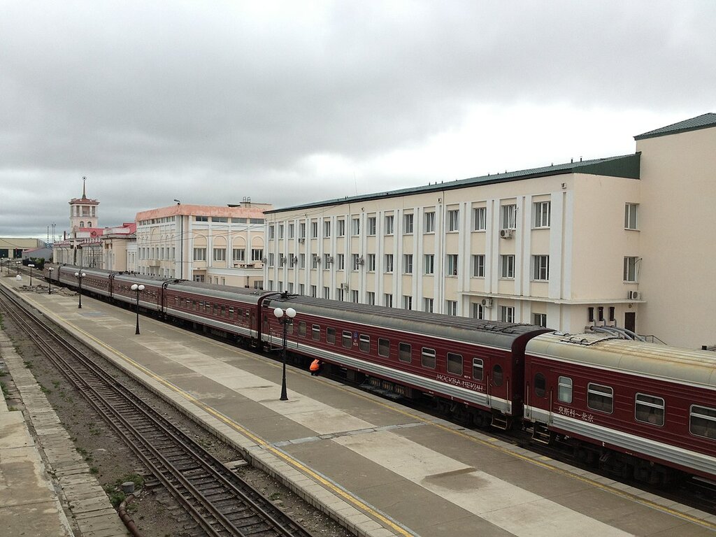 Железнодорожная станция станция Забайкальск, Забайкальский край, фото
