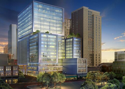 Внешний вид отеля Hilton Garden Inn Pittsburgh Downtown в Питтсбурге, фото 1