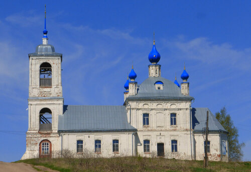 Orthodox church Tserkov Ikony Bozhiyey Materi Kazanskaya V Rakhmanove, Yaroslavl Oblast, photo