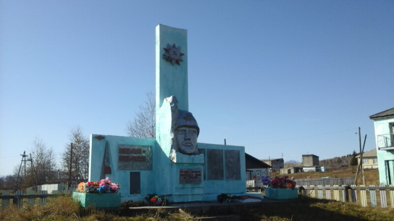 Monument, memorial Стела воинам-землякам, погибшим на фронтах Великой Отечественной войны, Republic of Buryatia, photo