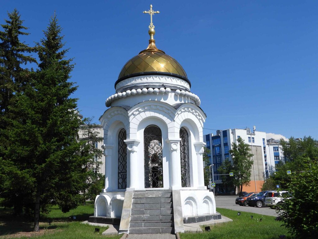 Chapel, memorial cross Chapel of the Kazan Icon of the Mother of God, Irkutsk, photo