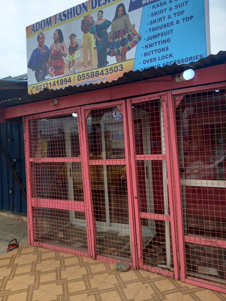 Tailor Adom fashion design, Accra, photo