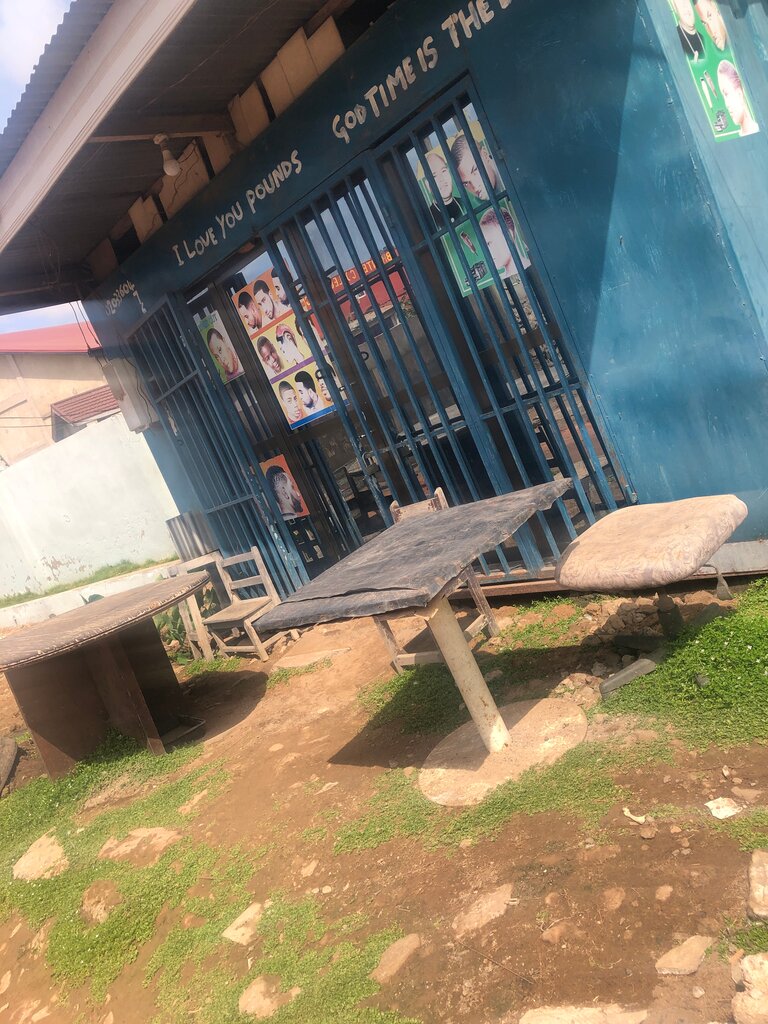 Barber shop God times is the best, Earth, photo