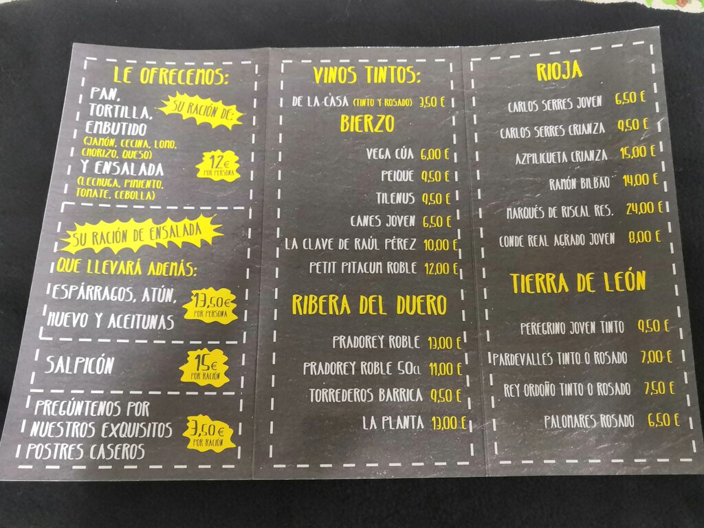 Restaurant Bar el Rincón, Castile and Leon, photo