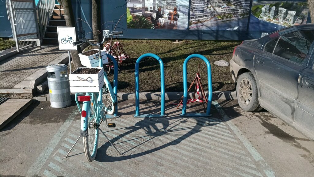 Bicycle parking Велосипедная парковка, Moscow, photo