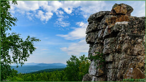 Semibratka Mount (Chelyabinsk Region, natsionalny park Taganay), cima de la montaña