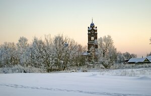 Церковь Вознесения Господня в Санском (Кооперативная ул., 19, село Санское), православный храм в Рязанской области