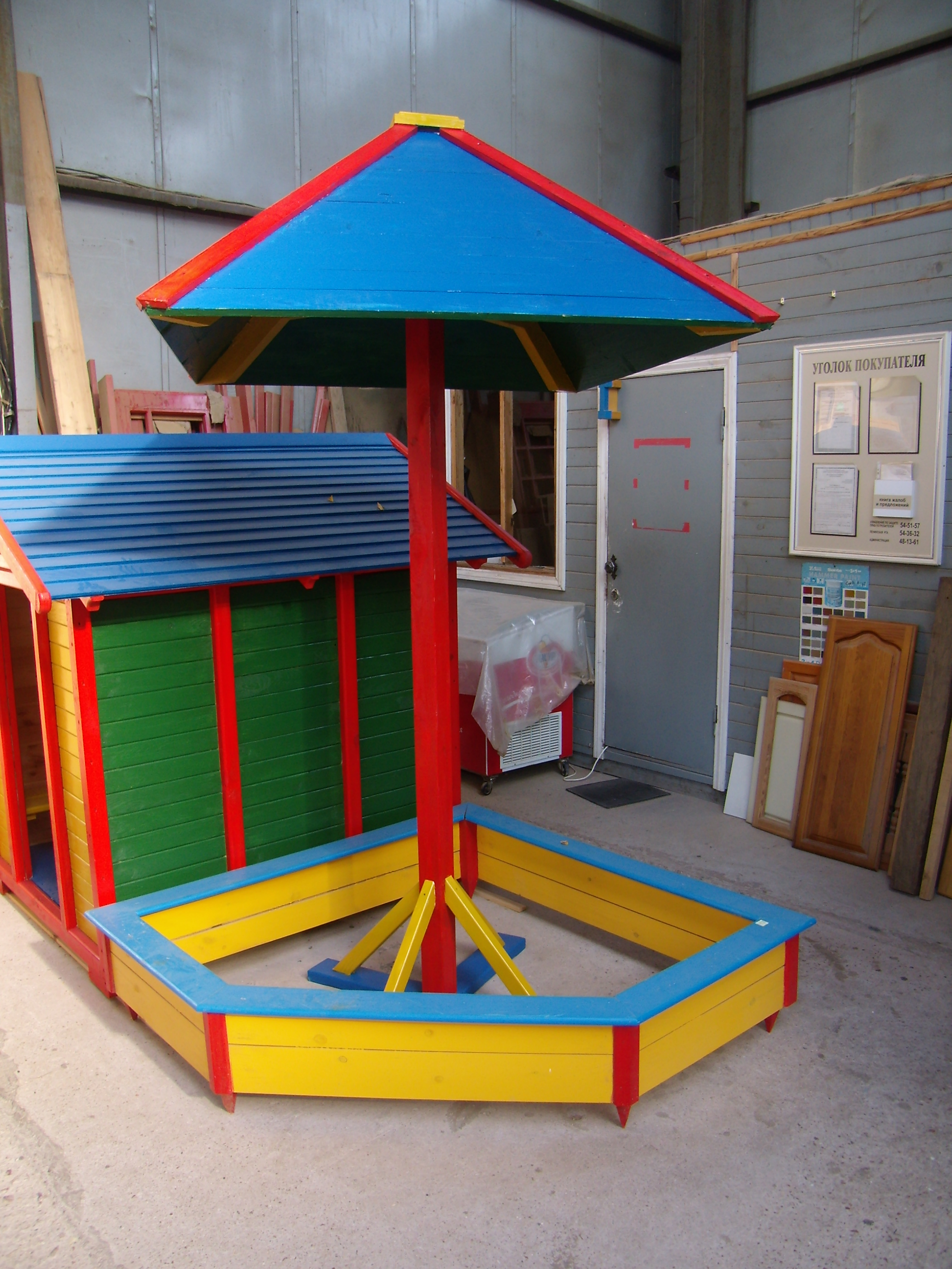 Беседка грибок своими руками