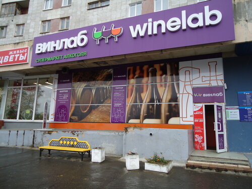 Панорама: Винлаб, магазин алкогольных напитков, ул. Ломоносова, 87 ...