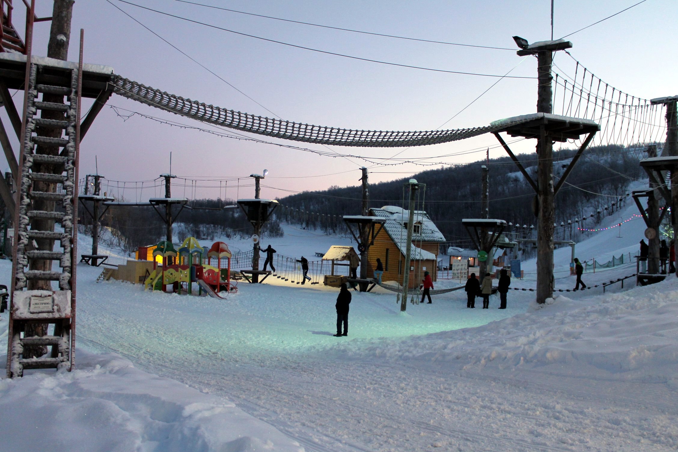 Фото Огни Мурманска