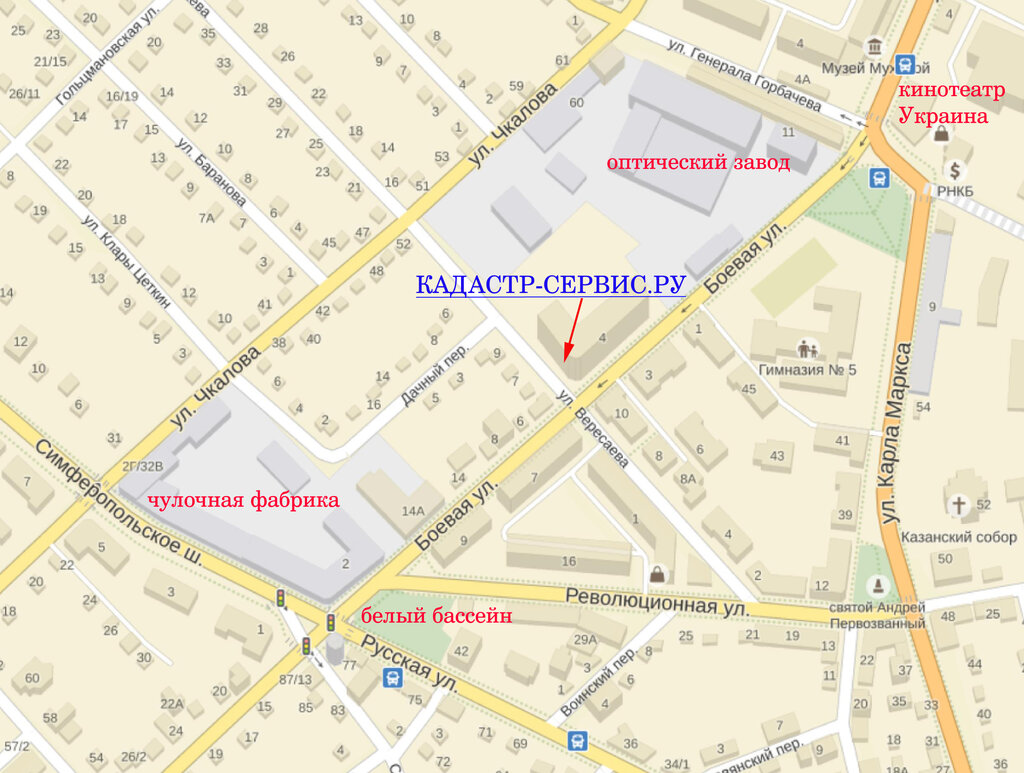 Школа 17 феодосия карта