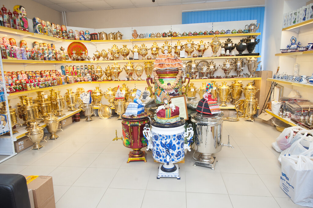 Gift and souvenir shop Tula samovars, Moscow, photo