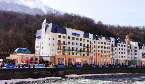 Внешний вид отеля Park Inn by Radisson Rosa Khutor в городском округе Сочах, фото 2