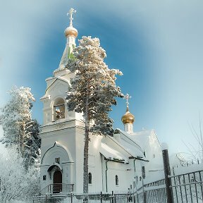 Церковь святого праведного Симеона Верхотурского (Апрельская ул., 21А, п. г. т. Барсово), православный храм в Ханты‑Мансийском автономном округе ‑ Югре