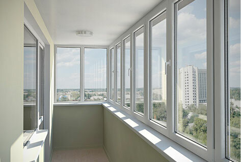 Остекление балконов и лоджий ОконПром, Москва, фото
