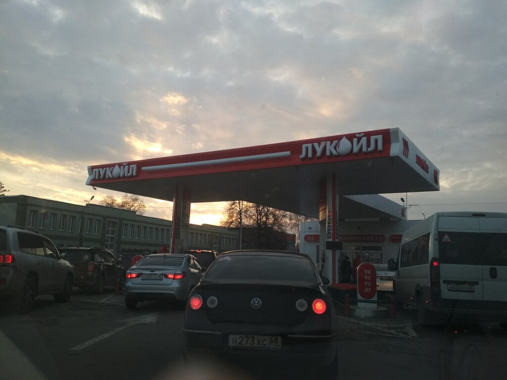 Lukoil, gas station, Tambov, Proletarskaya Street, 174 - Yandex Maps
