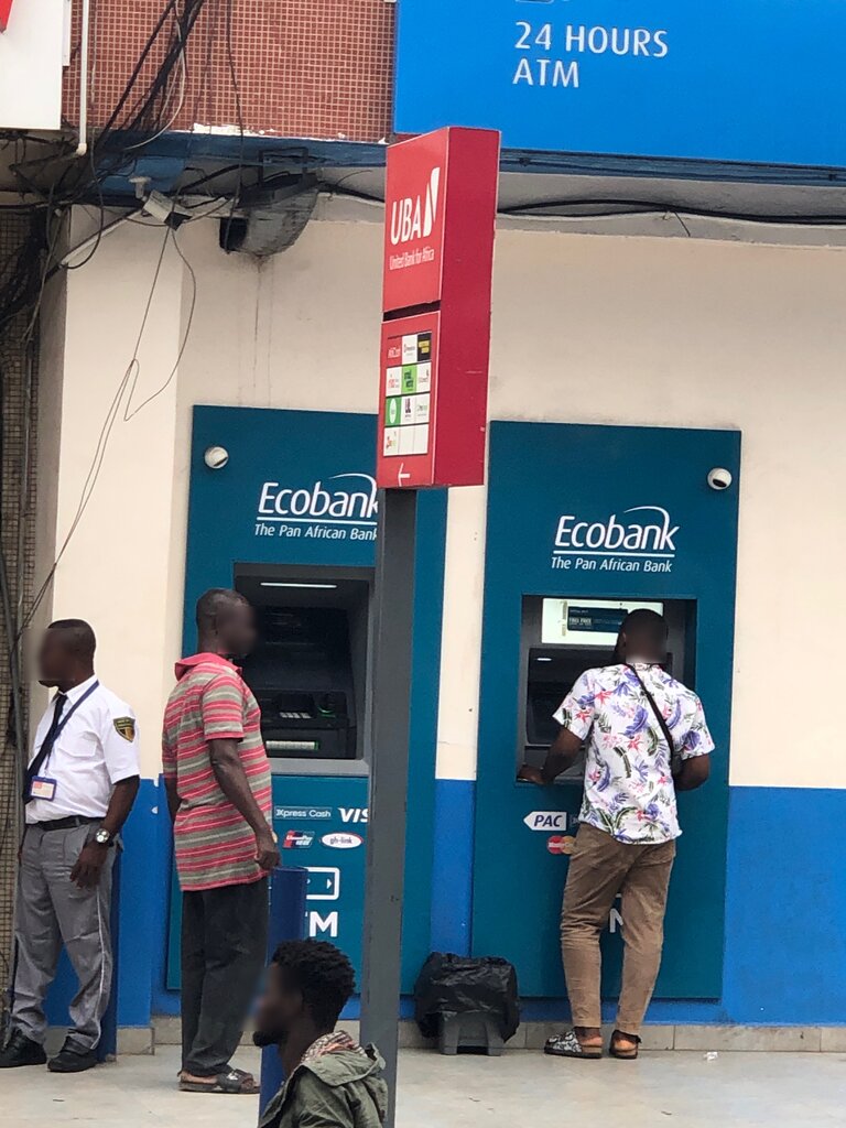 ATM Ecobank, Accra, photo