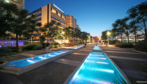 Внешний вид отеля Hotel Maestri в Риччоне, фото 3