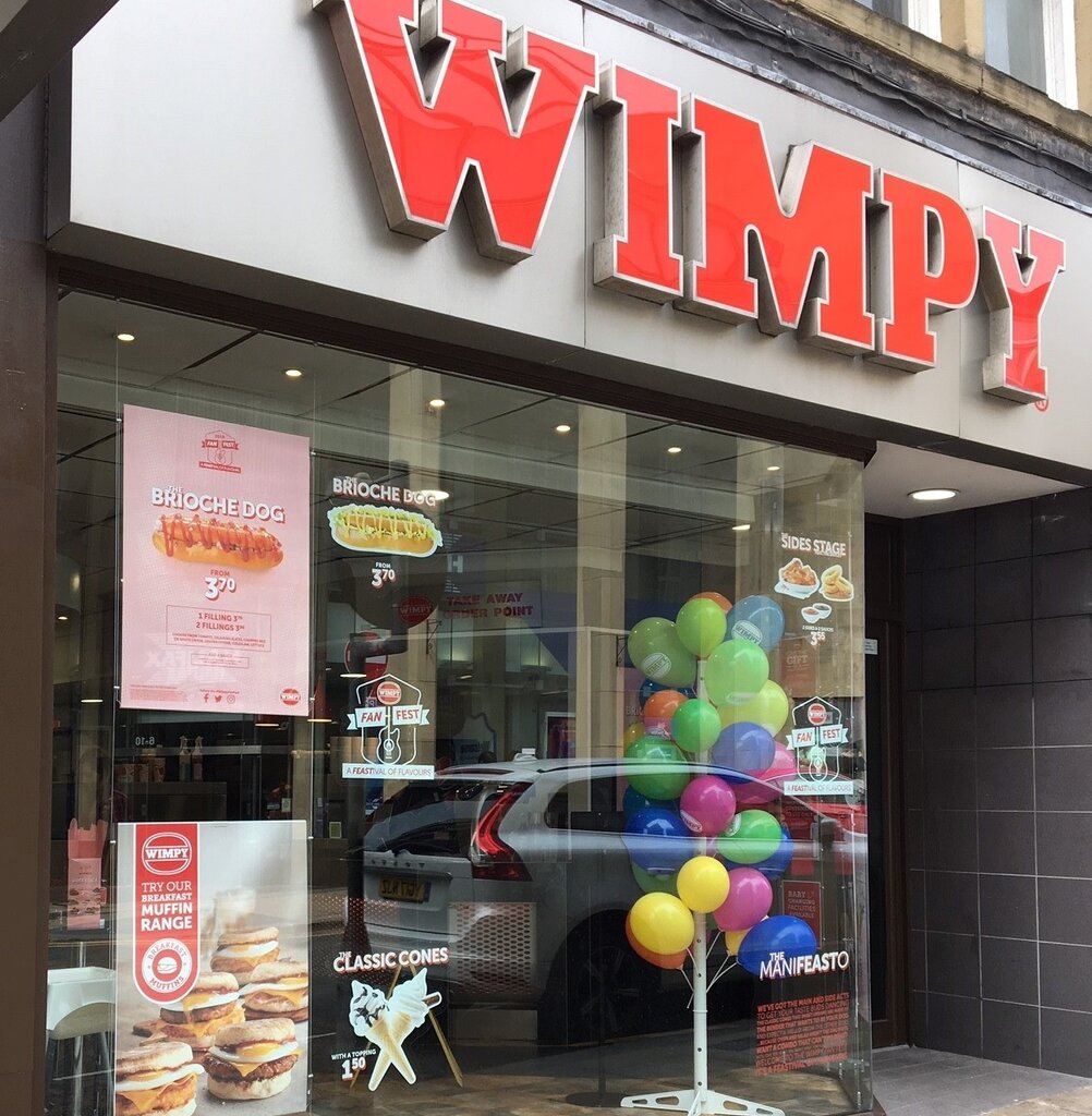 Fast food Wimpy, Huddersfield, photo