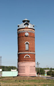 Водонапорная башня (Lipetsk Region, selo Krasnoye, Zelyonaya ulitsa), landmark, attraction