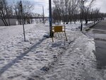 Bicycle stand (Chelyabinsk Region, Magnitogorsk, park u Vechnogo ognya), bicycle parking