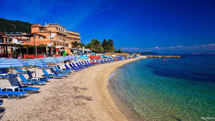 Отель Potamaki Beach Hotel Корфу