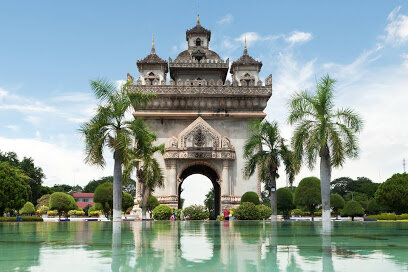 Landmark, attraction Триумфальная арка Патусай, Vientiane, photo