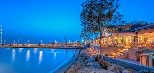 Внешний вид отеля Sea View Hotel в Муниципалитете Глифадах, фото 1