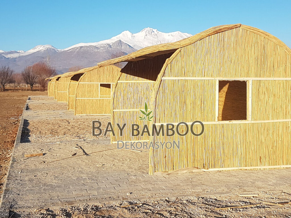 Decorative coatings Bay Bamboo Saz Wire Mesh Decoration, Guzelbahce, photo