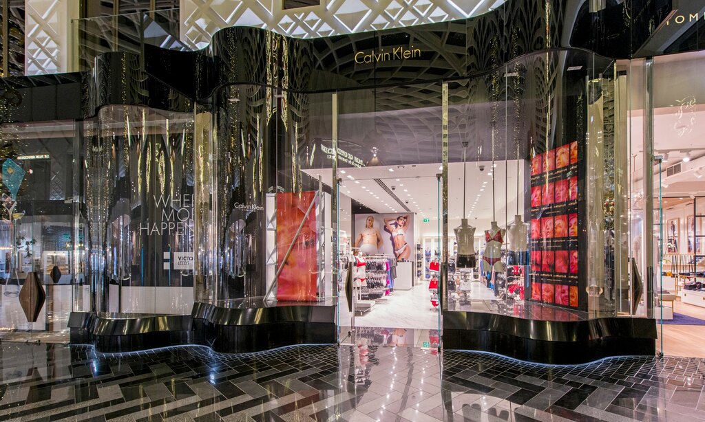 Clothing store Calvin Klein Underwear, Leeds, photo