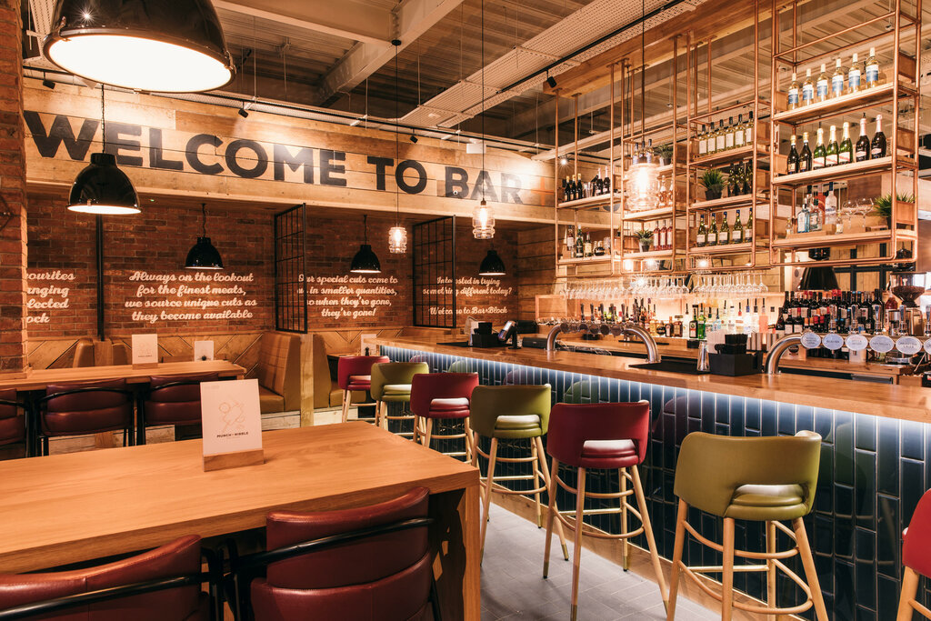 Bar, pub Bar + Block Steakhouse Whiteley, England, photo