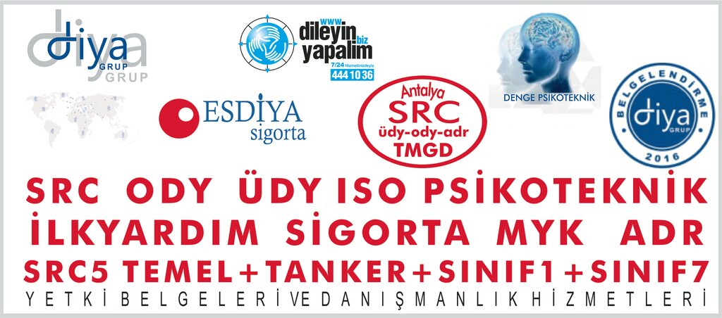 Eğitim merkezleri Diya Eğitim - Src Ody Üdy Adr Src5 Temiel+tanker Tmgd Psikoteknik Lk Yardim Iso Myk Belgelendrme, Muratpaşa, foto