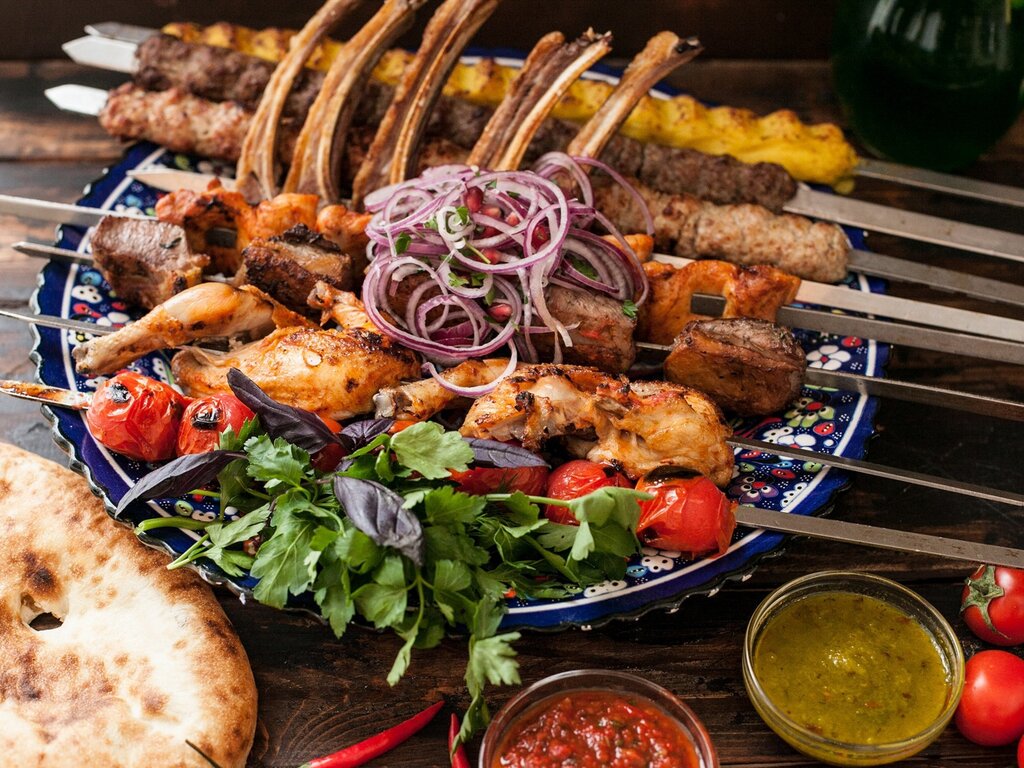 Cafetería Kebab shawarma burgers, , foto