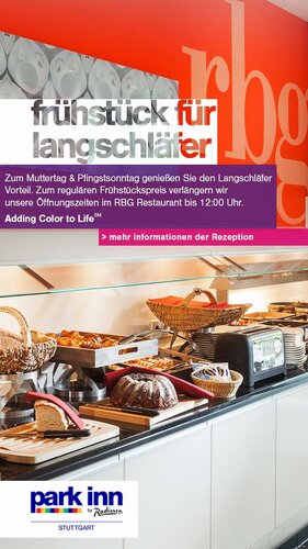 Внешний вид отеля Park Inn by Radisson Stuttgart в Штутгарте, фото 2