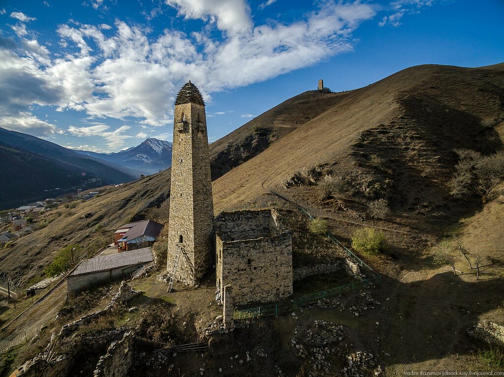 Landmark, attraction Родовая башня Хутиевых, Republic of Ingushetia, photo