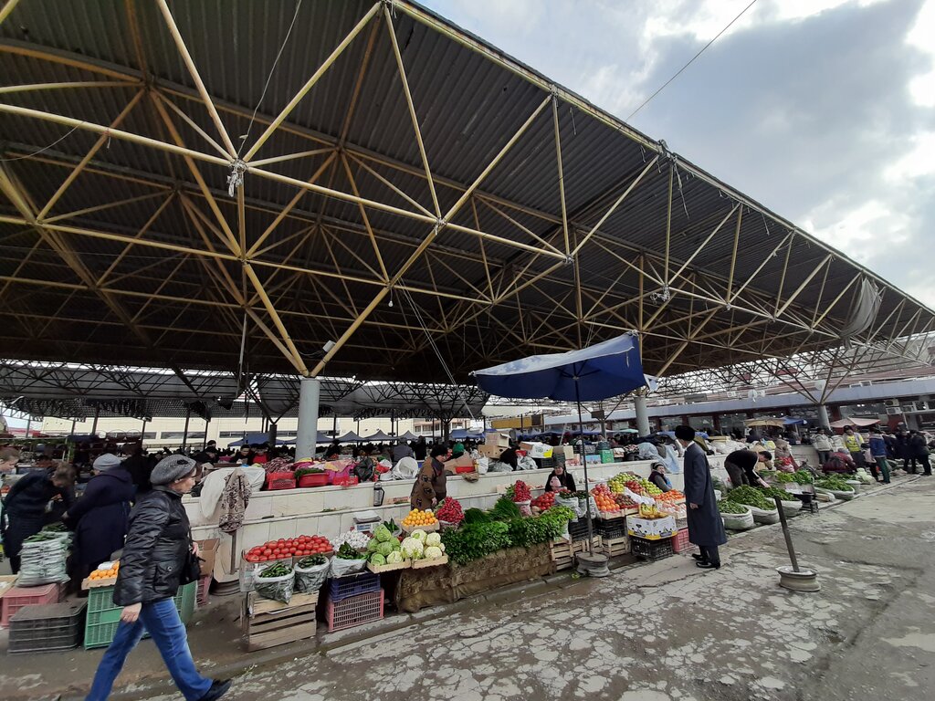 Продуктовый рынок Железнодорожный рынок, Самарканд, фото