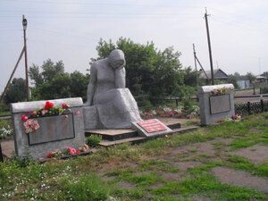 Мемориал Великой Отечественной войны (Omsk Region, Maryanovskiy rayon, selo Stepnoye, ulitsa Mira), monument, memorial