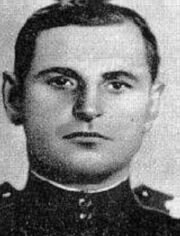 Memorial plaque, foundation stone Герою Советского Союза Волкову Михаилу Карповичу, Smolensk, photo